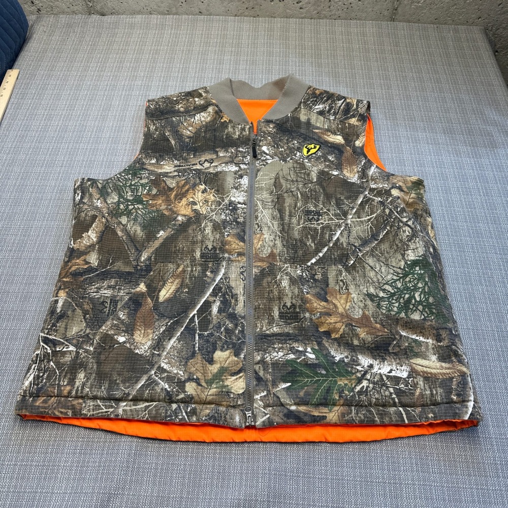Shield Series Reversible Hunting Vest Mens 3xl Blaze Orange Realtree Edge Camo